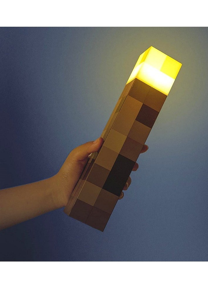 GUDOO Wall Mounted Torch Lamp, LED Night Light, USB Rechargeable, Minecraft Design Lighting (Classic design)  - Image 2