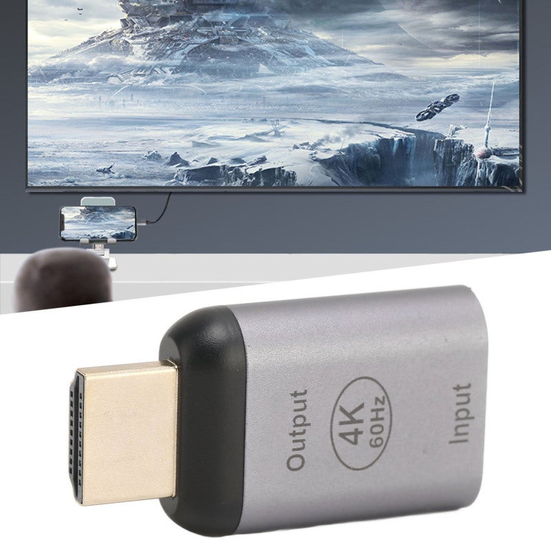 USB C Adapter 4K 60Hz Plug And Play - High Speed 10Gbp/s Aluminum Alloy Type C HDMI Adapter for PC, Phone, Tablet, Home Theater, Business Meetings - Image 1