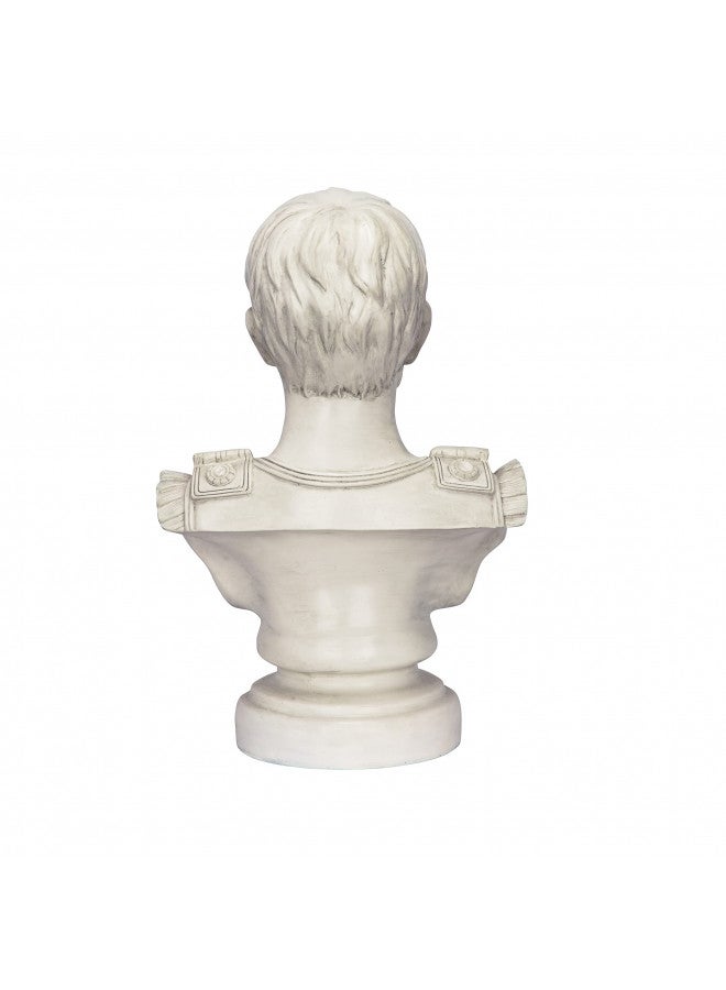 Design Toscano Augustus Caesar Primaporta Bust Statue, 10.5" Wx6.5 Dx18 H, Antique Stone - Image 4