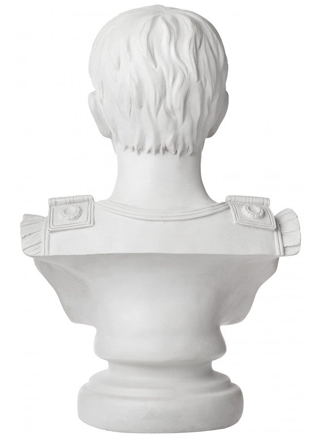 Design Toscano Augustus Caesar Primaporta Bust Statue, 10.5" Wx6.5 Dx18 H, Antique Stone - Image 3