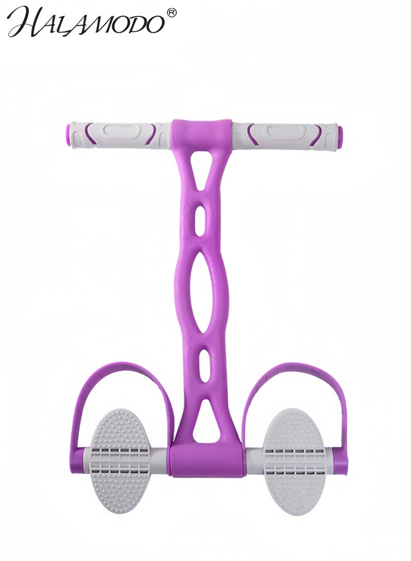 HALAMODO Multifunction Tension Rope, Elastic Yoga Pedal Puller Resistance Band, Natural Latex Tension Rope Fitness Equipment, for Abdomen/Waist/Arm/Leg Stretching Slimming Training - Image 1