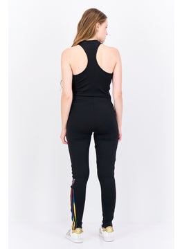 adidas Originals Women Sportswear Fit Sleeveless Training Jumpsuit, Black  - Image 4