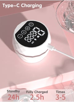Super ZYouth Wearable Breast Pump, Electric Hands-Free Breast Pumps with 3 Modes, 9 Levels, LED Display, Rechargeable, White  - Image 4