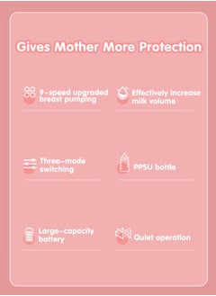 Super ZYouth Wearable Breast Pump, Electric Hands-Free Breast Pumps with 3 Modes, 9 Levels, LED Display, Rechargeable, White  - Image 5