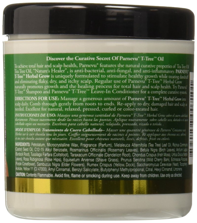 Parnevu T-Tree Herbal Grow Oil, 6 Ounce - Image 2
