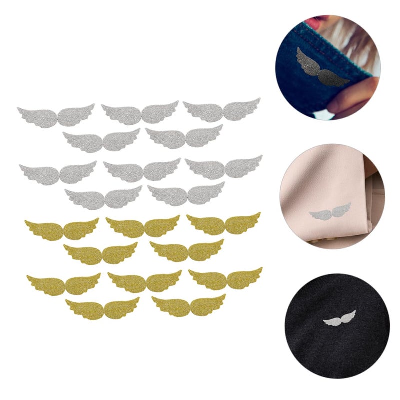 Embroidered Angel Wings Patches 20pcs Sew On Applique For Clothing Accessories - Image 5