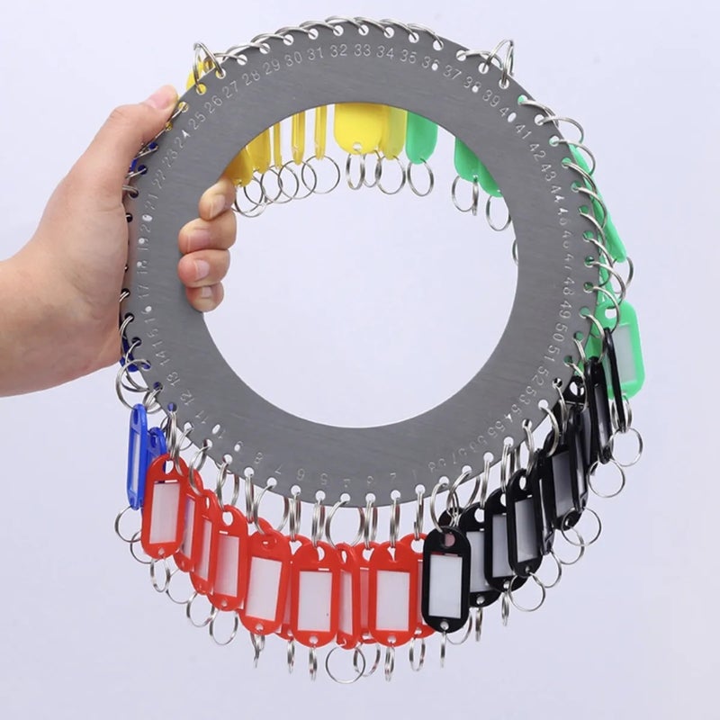 Key Plate Thickened Disc With Marker Key Plate Key Storage Management Key Ring Hand Guard Key Plate - Image 5