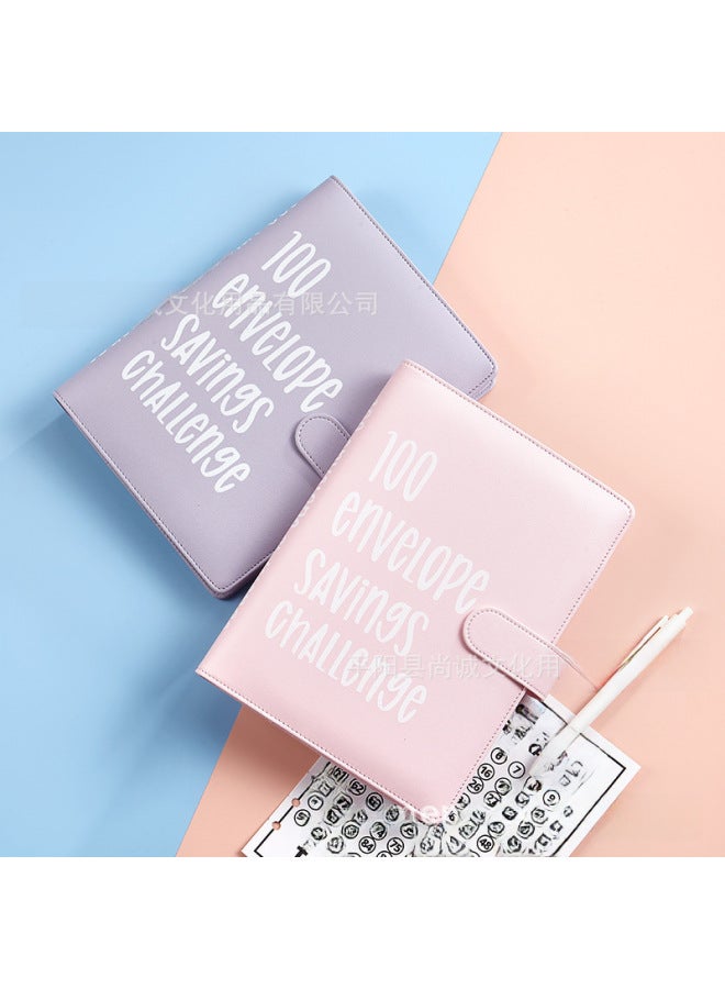 Monroe Envelopechallenge Loose-leaf Book Couple Challenge Event Cash Envelope Budget Planning Notebook - Image 3