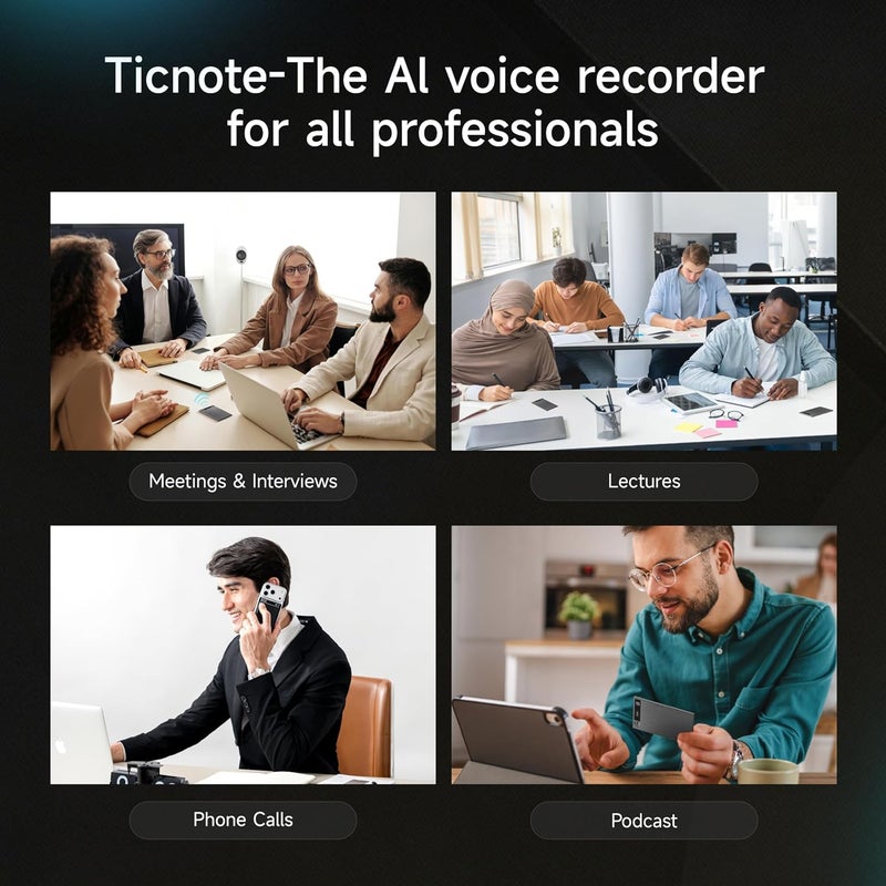 موبفوي مسجلات صوت Mobvoi TicNote AI - Image 5