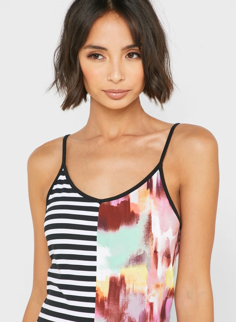 NOISY MAY Colorblock Cami Dress