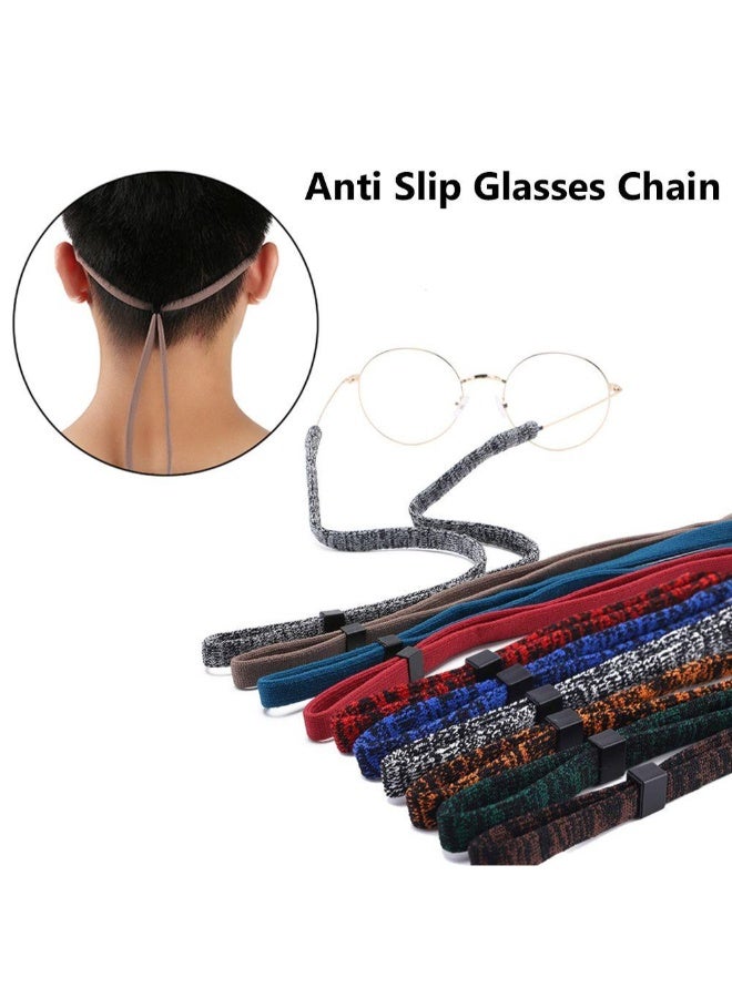 Blue–Black Eyeglasses Chain – Sports Retainer, Anti-Slippery, Universal Unisex Fit - Image 2