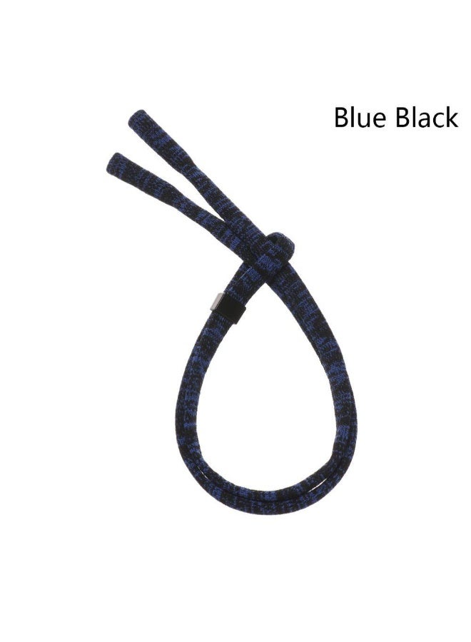 Blue–Black Eyeglasses Chain – Sports Retainer, Anti-Slippery, Universal Unisex Fit - Image 1