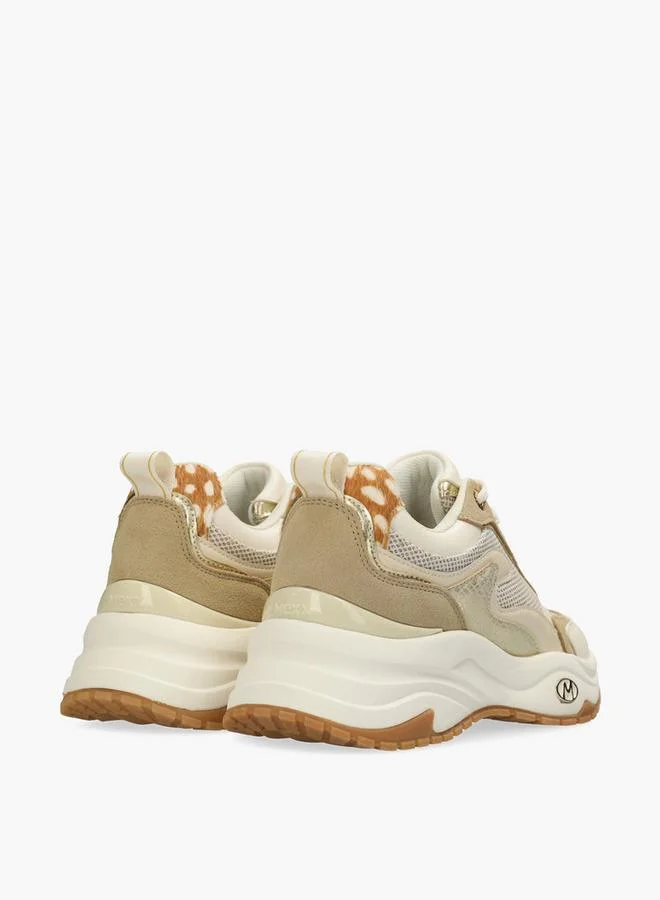 Mexx BEIGE Women Lace-Up Sneakers for Women | Best Price UAE