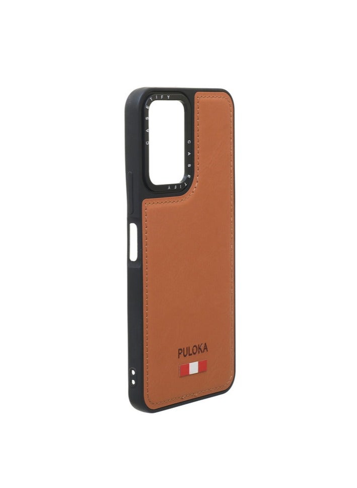 Leather Silicone And Plastic Back Phone Protection Cover For vivo Y02s - Havan - Image 2