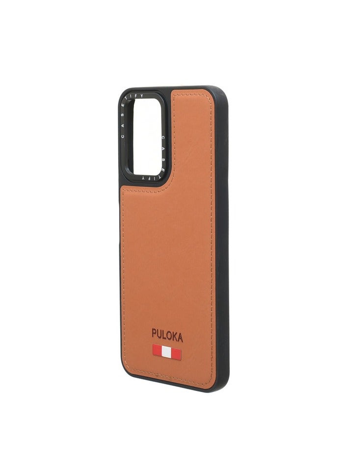 Leather Silicone And Plastic Back Phone Protection Cover For vivo Y02s - Havan - Image 3