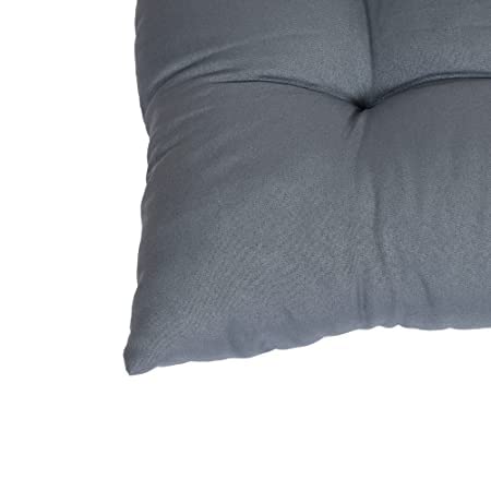 MITUL Microfiber Chair Cushion Seat Pad with Ties Use for Home Chair Bookstore Library Cafe Car Office 40X40cm 40x40 cm Gray 8 - Image 3
