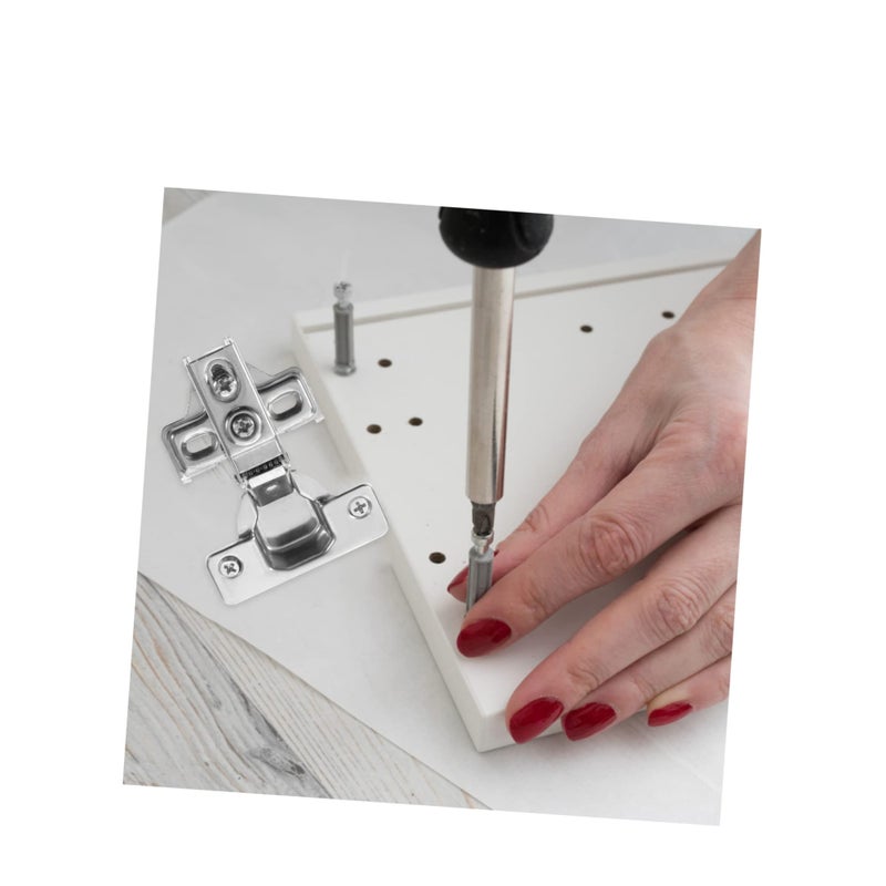 SOLARAE 2 قطع مفصلات جيب مخفية ملحقات الخزائن برو بريس رفوف من الفولاذ المقاوم للصدأ ملحقات خزائن المطبخ مفصلات أبواب خزائن المطبخ مفصلات أبواب مخفية مفصلات خزائن الحديد - Image 5