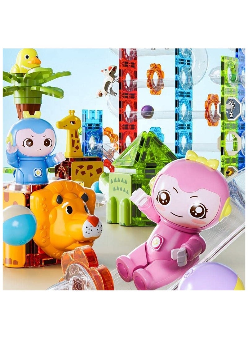 104 PCS Magnetic Building Blocks,  Toys Building Blocks set, Educational Toys for Kids Age 3+, Animal Park