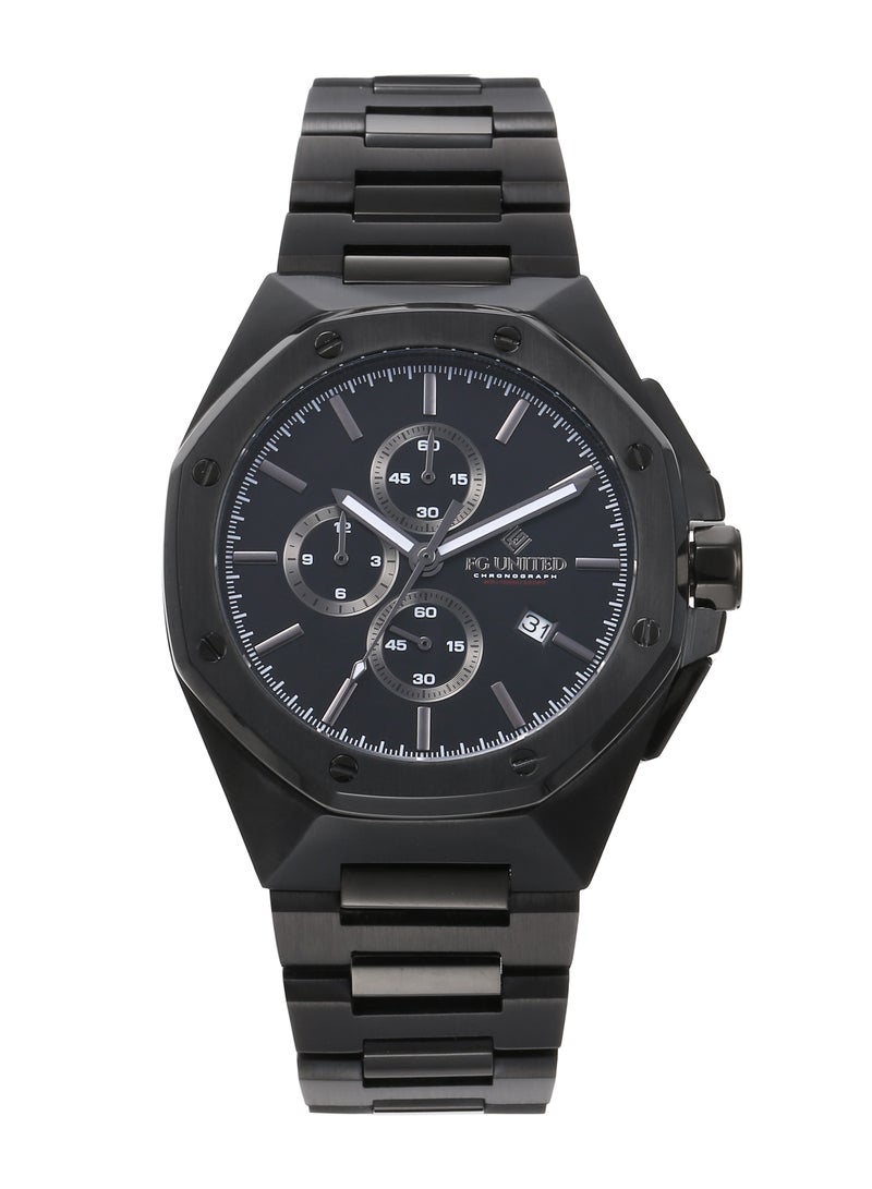 FG UNITED Primo Men’s Chronograph Stainless Steel Watch - FG9007 - Image 1