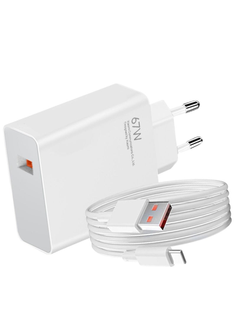 MUNTAQI Xiaomi Original Xiaomi USB 67W Wall Charger with USB to USB-C Cable included - Image 2