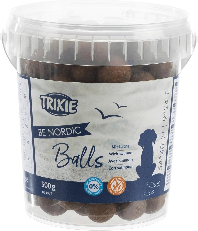 Trixie BE NORDIC Salmon Balls Dog Treats - 500G - Image 1