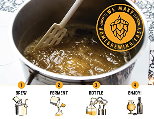 Craft A Brew صنع بيرة - بيرة أمريكية فاتحة - مجموعة صنع البيرة - اصنع بيرة الحرف الخاصة بك - معدات وإمدادات كاملة - مجموعة بدء تخمير المنزل - 1 جالون - Image 5