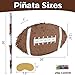 PCFING 20 Inch Football Piata with 30 Inch Piata Stick Blindfold Confetti for Boys Girls Adults Birthday Party Game Decorations Anniversary Celebration Fiesta - Image 4