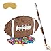 PCFING 20 Inch Football Piata with 30 Inch Piata Stick Blindfold Confetti for Boys Girls Adults Birthday Party Game Decorations Anniversary Celebration Fiesta - Image 2