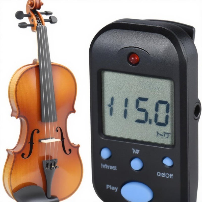 Meideal Digital Metronome: Black Mini Professional Device - Clear LCD Display Tap Function Universal Metronome for Musical Instrument Players - Image 3