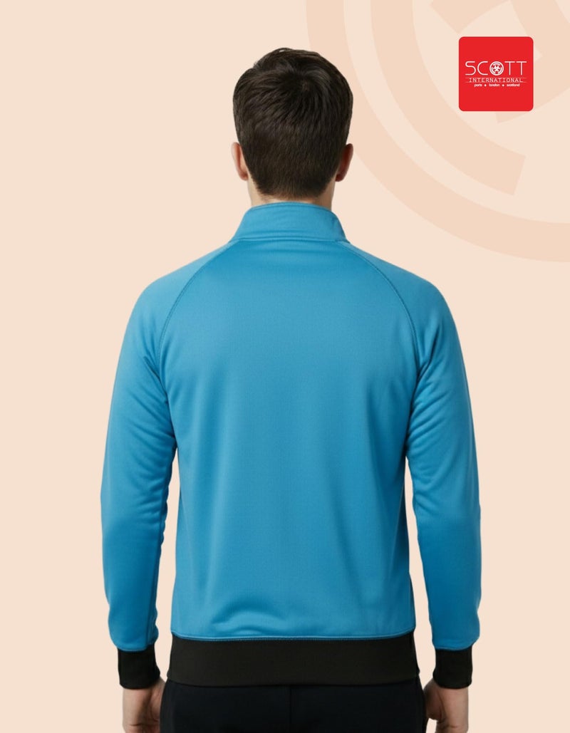 Scott International Jackets for Men | Winter wear | Men's Polyester Full Sleeve Zip with Pocket | Men Jackets | Winter Standard length Jackets - Image 3
