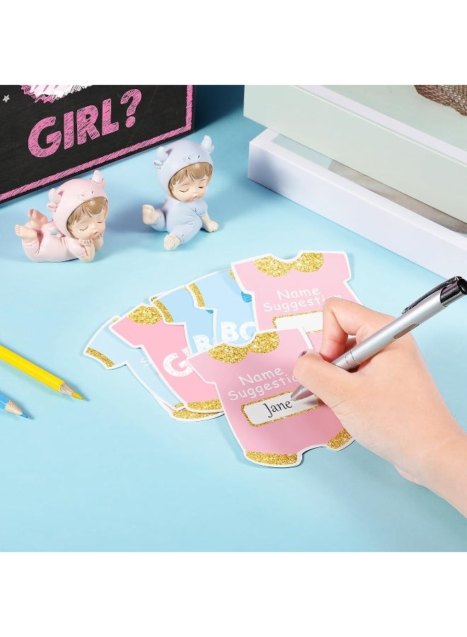 Saintrygo Baby Gender Reveal Voting Box with 50 Pieces Ballot Cards Baby Shower Decorations Party Invitations and Voting Games Gender Reveal Party Supplies - Image 4
