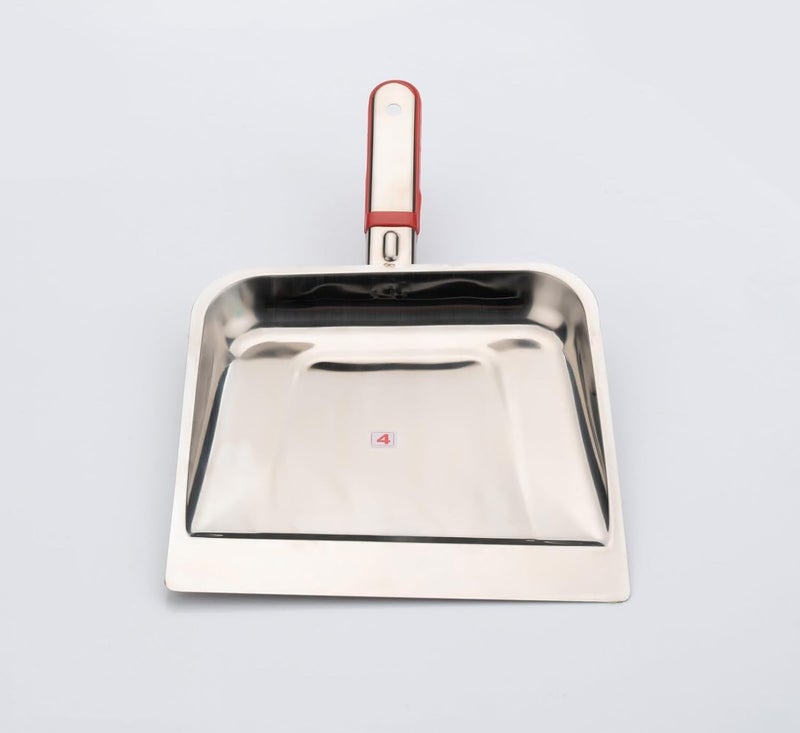 NHD Premium Stainless Steel Supli | Dusting pan | Dust pan with Long Handle | Duct Cleaning | Dust Picker | Stainless Steel Dustpan/Supdi - Strong & Durable (Big Size) - Image 1