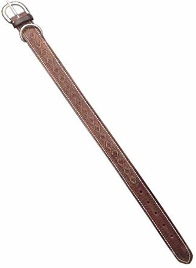 Skora Pure Leather Brown Dog Collar - Image 3