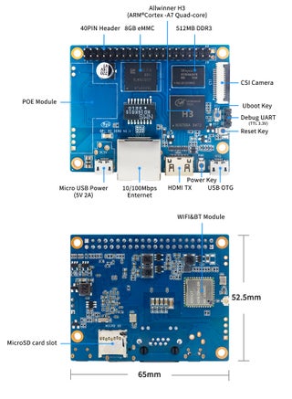 Single Board Computer BananaPi P2 Zero With POE Module - pzsku/Z4FEA27C68A8D849F515BZ/45/_/1736946097/57ff2e46-3e1c-43b1-8d95-5ce7558a4d70