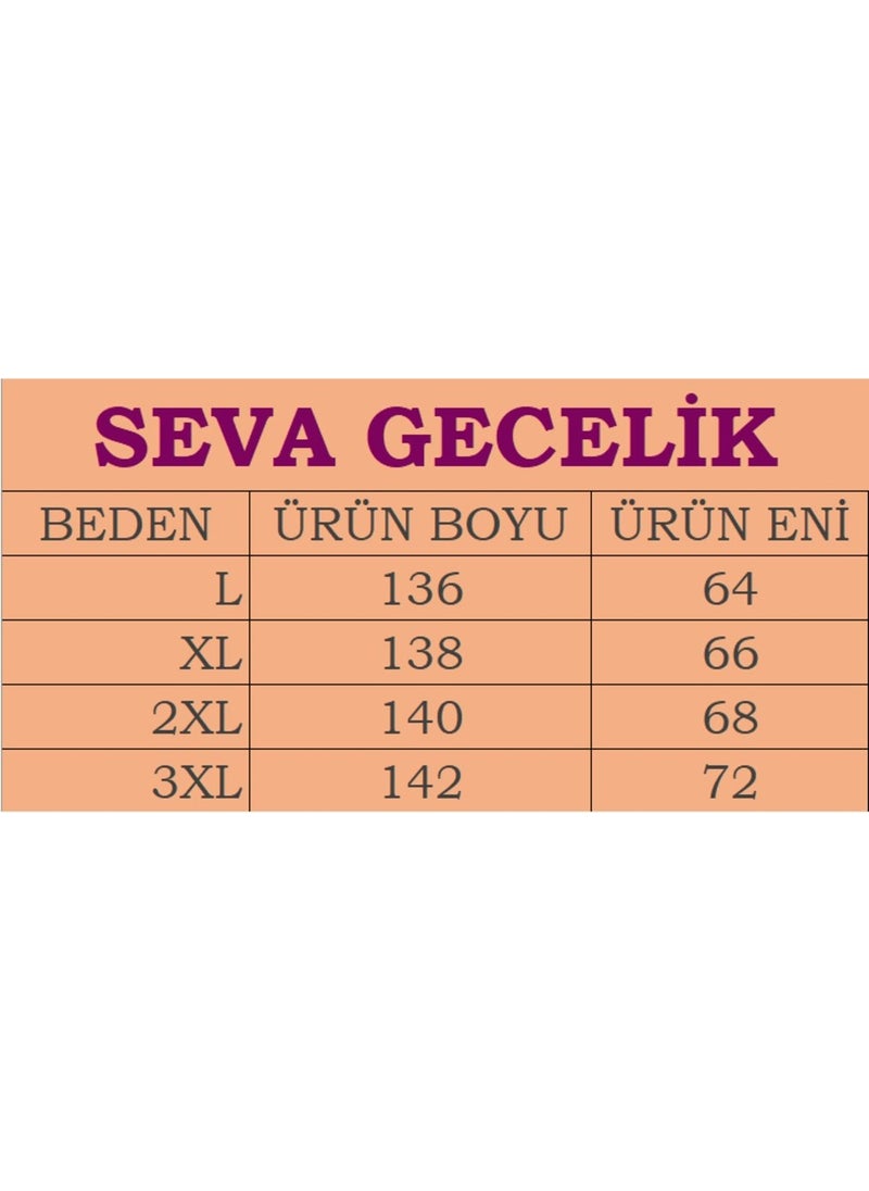 Seva Mother Nightgown, Hospital Nightgown Long Length to Ankle Prayer Dress 140CM Comfortable Mold  - Image 5
