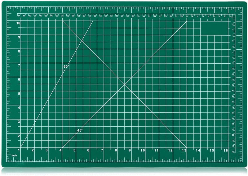 URBAN BOX Self Healing Cutting Sewing Mat Double Sided NonSlip Waterproof Hobby Mat Large PVC Rotary Cutting Mats for Crafts 12 x 18 Cutting Board for Scrapbooking QuiltingArtA3 MAT - Image 1