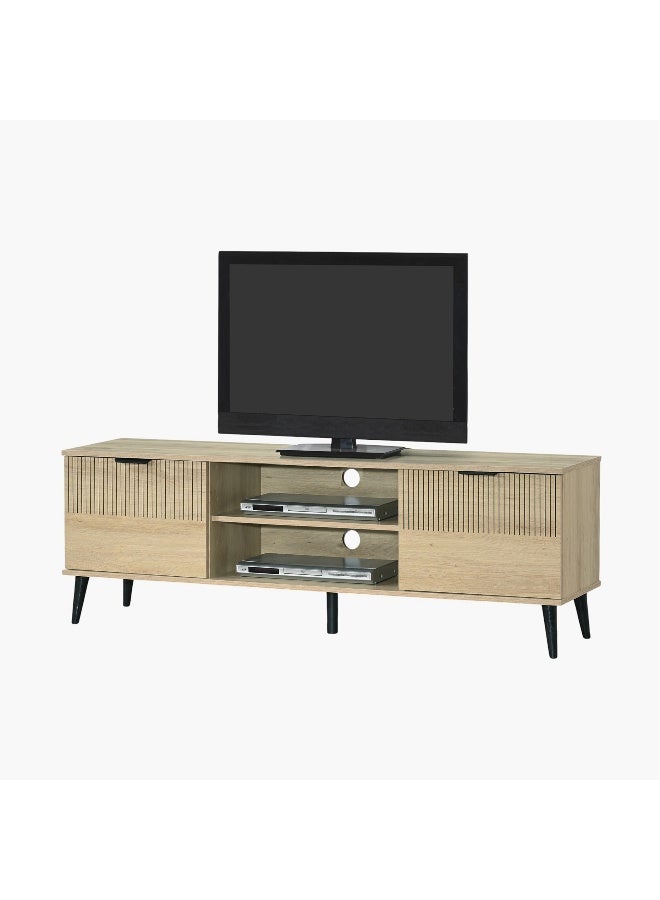 Home Box Movo-Lasero 2 Door TV Unit for TV Upto 70 Inches- Oak - Image 3