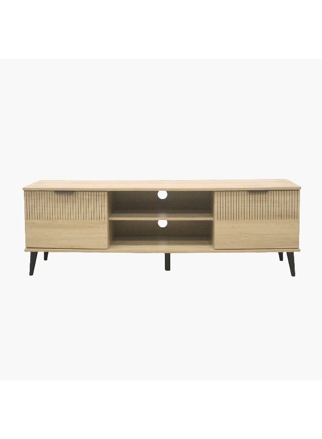 Home Box Movo-Lasero 2 Door TV Unit for TV Upto 70 Inches- Oak - Image 4