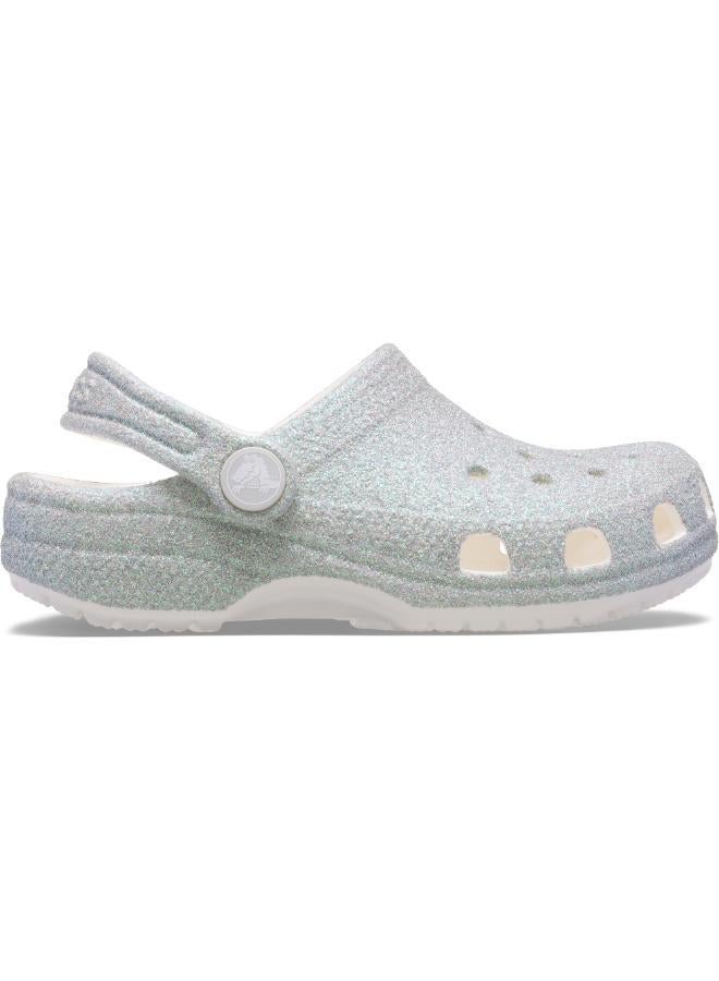 crocs Kids Classic Iridescent Glitter Clog  - Image 1