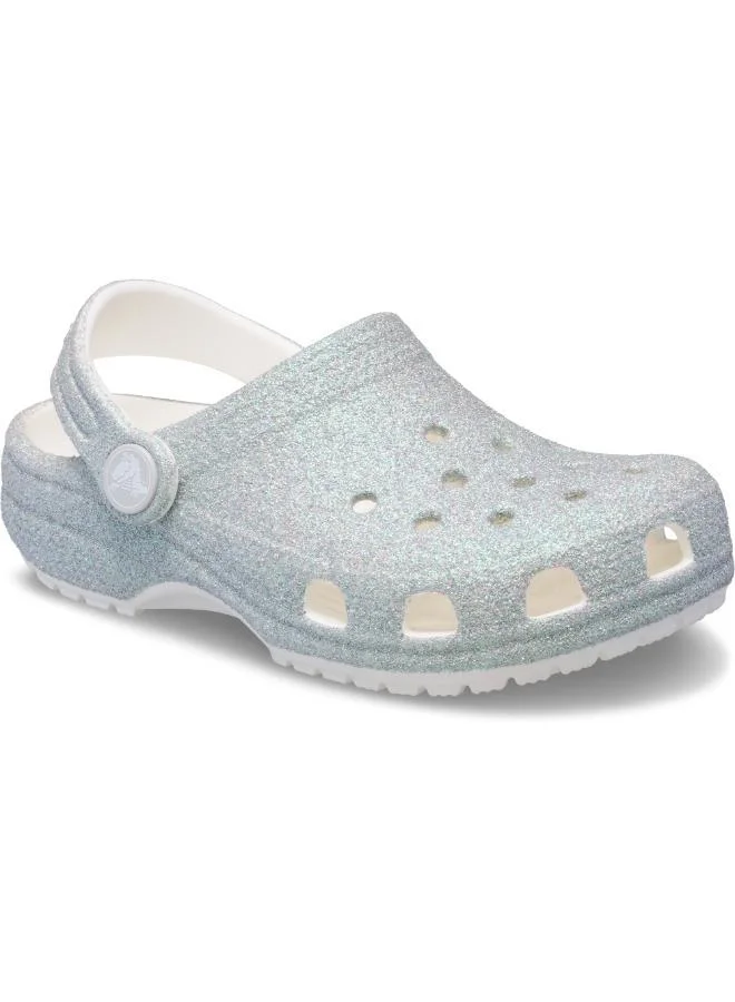 crocs Kids Classic Iridescent Glitter Clog