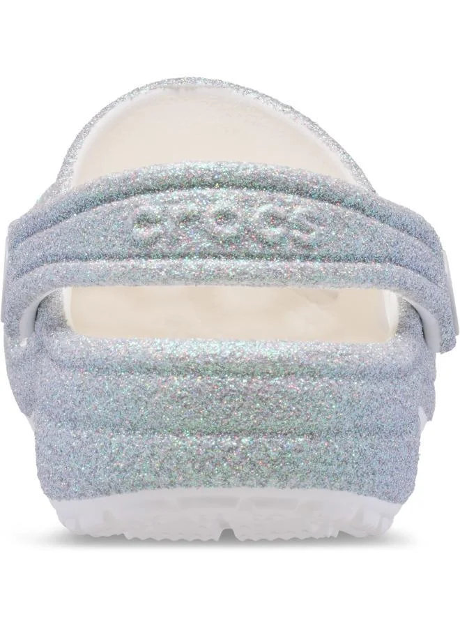 crocs Kids Classic Iridescent Glitter Clog