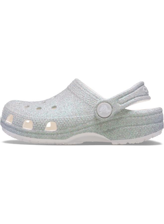 crocs Kids Classic Iridescent Glitter Clog  - Image 2