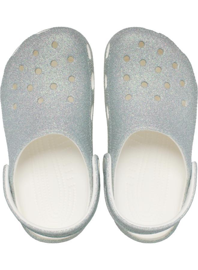 crocs Kids Classic Iridescent Glitter Clog  - Image 5