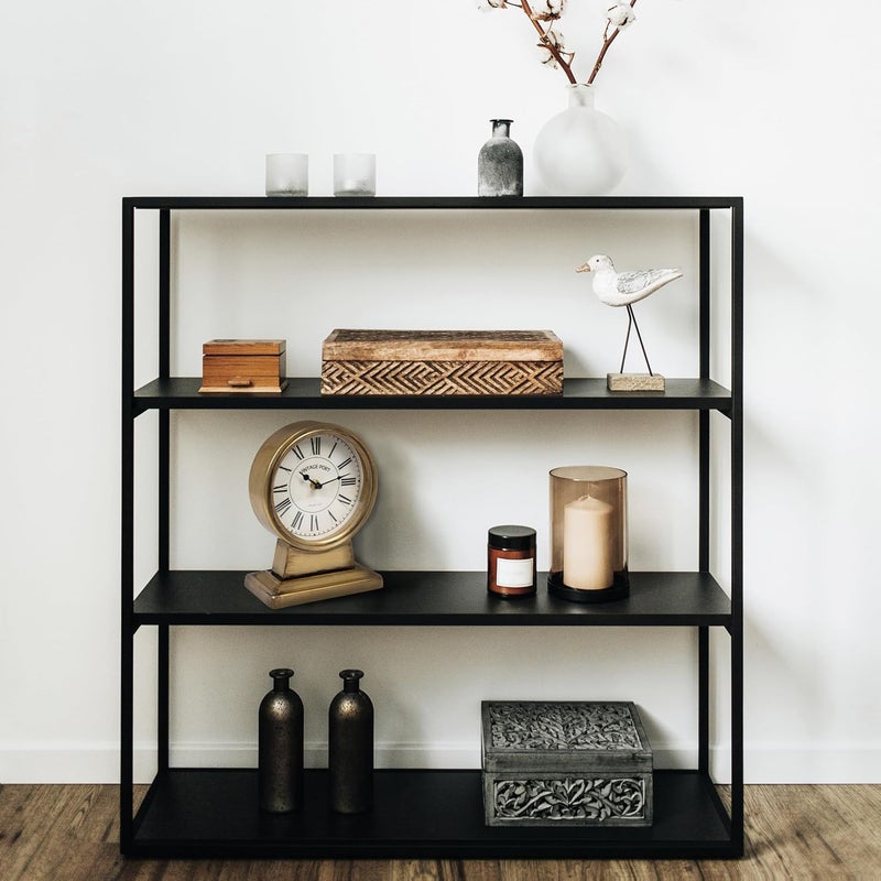 Creative Co-op Vintage Metal Mantel Clock, Gold Finish - Image 3