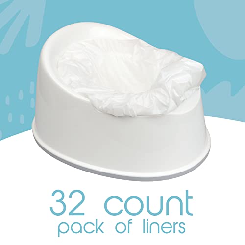 Tidy Tots TidyTots Disposable Potty Chair Liners for Potty Training Toddlers | Value Pack of 32 Disposable Potty Liners for Toddlers | Portable Potty Chair Refill Pack - Image 3