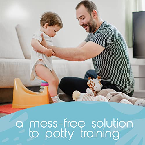 Tidy Tots TidyTots Disposable Potty Chair Liners for Potty Training Toddlers | Value Pack of 32 Disposable Potty Liners for Toddlers | Portable Potty Chair Refill Pack - Image 4