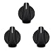 LXROAR01 3PCS AC Heater Switch Control Knob Compatible with Jeep Wrangler 19992006 Year for Dodge Ram 1500 2500 3500 19982003 Year for 05011218AC 5011218AC - Image 2