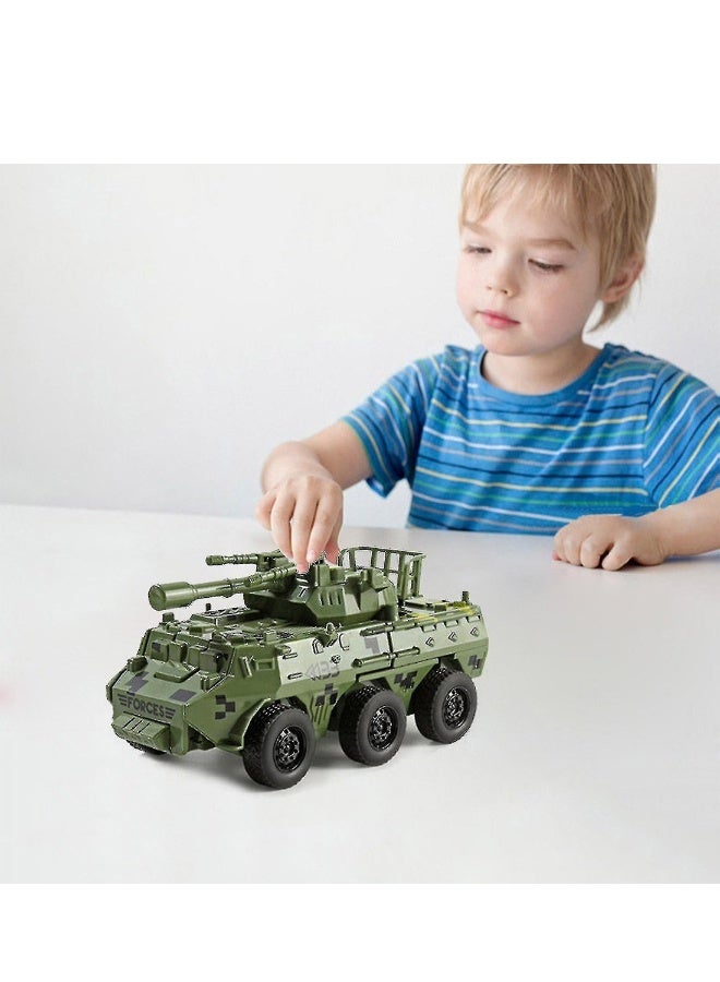 Modified Tank Fighting Vehicle Impact Transformation Car Toy  - Image 3