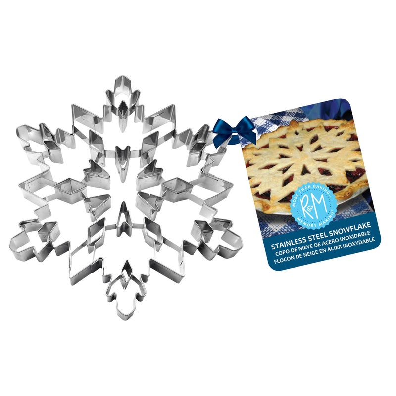 RM International Snowflake 75 Giant Cookie Cutter with Interior CutOuts