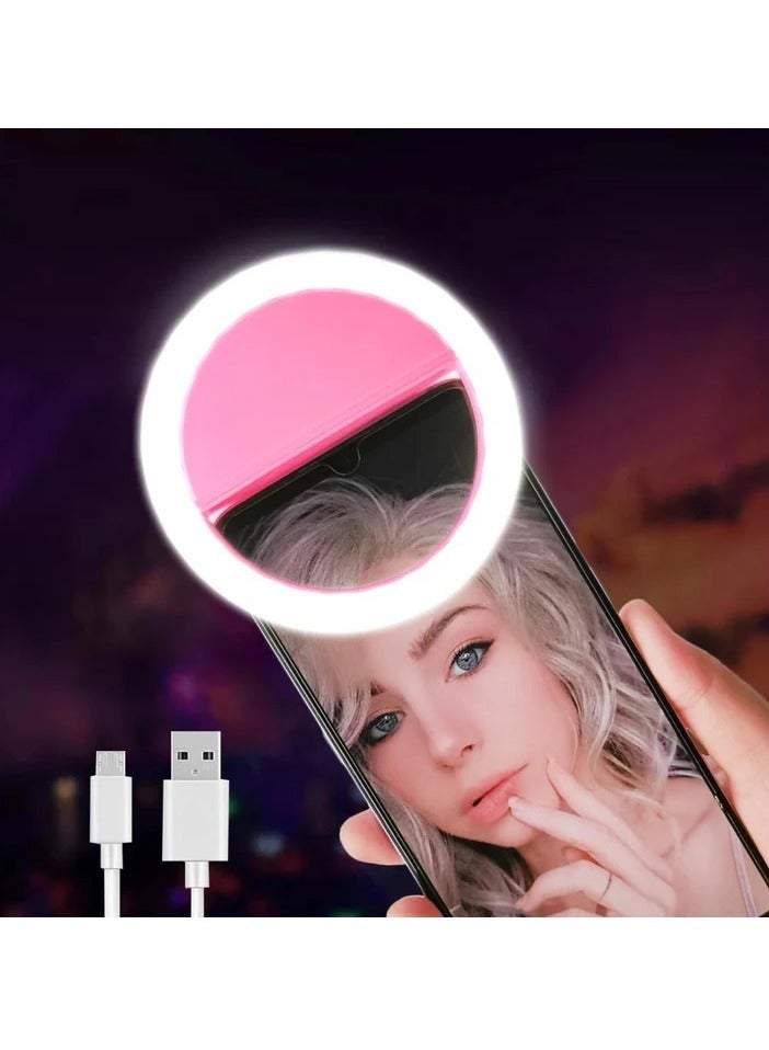 3-level selfie ring light for mobile phones, used as a selfie light and video calls, suitable for all sizes of mobile phones, tablets and laptops - Image 4